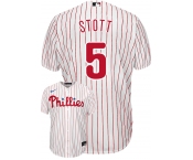 Men's Philadelphia Phillies #5 Bryson Stott White Cool Base Stitched Baseball Jersey