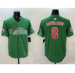 Men's Philadelphia Phillies #8 Nick Castellanos Green Phanatic Limited Stitched Jersey