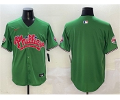 Men's Philadelphia Phillies Blank Green Phanatic Limited Stitched Jersey