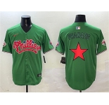 Men's Philadelphia Phillies Green Phanatic Limited Stitched Jersey