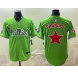Men's Philadelphia Phillies Light Green Phanatic Limited Stitched Jersey