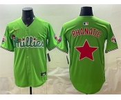 Men's Philadelphia Phillies Light Green Phanatic Limited Stitched Jersey