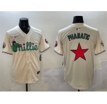 Men's Philadelphia Phillies Phanatic Cream Limited Stitched Jersey