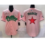 Men's Philadelphia Phillies Pink Phanatic Limited Stitched Jersey