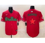 Men's Philadelphia Phillies Red Phanatic Limited Stitched Jersey