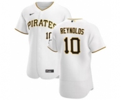 Men's Nike Pittsburgh Pirates #10 Bryan Reynolds White Home 2020 Authentic Player Baseball Jersey