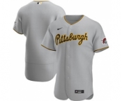 Men's Nike Pittsburgh Pirates 2020 Gray Road Authentic Team Baseball Jersey