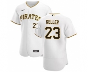 Men's Nike Pittsburgh Pirates #23 Mitch Keller White Home 2020 Authentic Player Baseball Jersey
