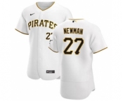Men's Nike Pittsburgh Pirates #27 Kevin Newman White Home 2020 Authentic Player Baseball Jersey