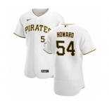 Men's Nike Pittsburgh Pirates #54 Sam Howard White Home 2020 Authentic Player Baseball Jersey
