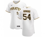 Men's Nike Pittsburgh Pirates #54 Sam Howard White Home 2020 Authentic Player Baseball Jersey