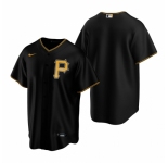 Men's Nike Pittsburgh Pirates Black Alternate Stitched Baseball Jersey