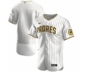Men's Nike San Diego Padres 2020 White Brown Authentic Alternate Team Baseball Jersey