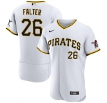 Men's Pittsburgh Pirates #26 Bailey Falter White Flex Base Baseball Stitched Jersey