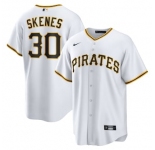 Men's Pittsburgh Pirates #30 Paul Skenes Nike White Home Replica Player Jersey