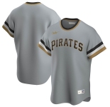 Pittsburgh Pirates Nike Road Cooperstown Collection Team MLB Jersey Gray