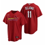 Men's Nike St. Louis Cardinals #11 Paul DeJong Red Alternate Stitched Baseball Jersey