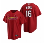 Men's Nike St. Louis Cardinals #16 Kolten Wong Red Alternate Stitched Baseball Jersey