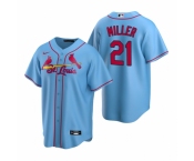 Men's Nike St. Louis Cardinals #21 Andrew Miller Light Blue Alternate Stitched Baseball Jersey