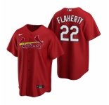 Men's Nike St. Louis Cardinals #22 Jack Flaherty Red Alternate Stitched Baseball Jersey