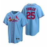 Men's Nike St. Louis Cardinals #25 Dexter Fowler Light Blue Alternate Stitched Baseball Jersey