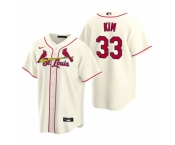 Men's Nike St. Louis Cardinals #33 Kwang-hyun Kim Cream Alternate Stitched Baseball Jersey