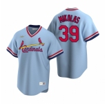 Men's Nike St. Louis Cardinals #39 Miles Mikolas Light Blue Cooperstown Collection Road Stitched Baseball Jersey