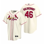 Men's Nike St. Louis Cardinals #46 Paul Goldschmidt Cream Alternate Stitched Baseball Jersey