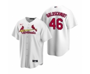 Men's Nike St. Louis Cardinals #46 Paul Goldschmidt White Home Stitched Baseball Jersey