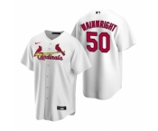 Men's Nike St. Louis Cardinals #50 Adam Wainwright White Home Stitched Baseball Jersey