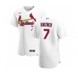 Men's Nike St. Louis Cardinals #7 Andrew Knizner White Home 2020 Authentic Player Baseball Jersey