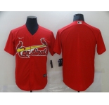 Men's Nike St. Louis Cardinals Blank Red Cool Base Home Stitched Baseball Jersey