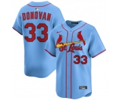 Men's St. Louis Cardinals #33 Brendan Donovan Blue Alternate Limited Stitched Baseball Jersey