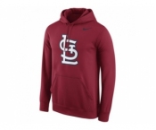St.Louis Cardinals Nike Logo Performance Pullover Red MLB Hoodie