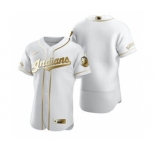 Men's Nike Cleveland Indians Blank White 2020 Authentic Golden Edition Baseball Jersey