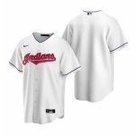 Men's Nike Cleveland Indians Blank White Home Baseball Jersey