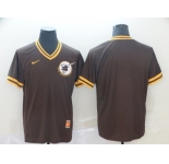 Men's Nike Diego Padres Blank Brown Throwback MLB Jersey