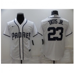 Men's Nike San Diego Padres #23 Fernando Tatis Jr. White 2021 Jersey