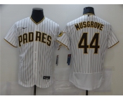 Men's Nike San Diego Padres #44 Joe Musgrove White Collection Baseball Player Jersey