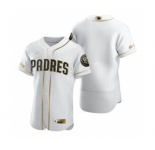 Men's Nike San Diego Padres Blank White 2020 Authentic Golden Edition Baseball Jersey