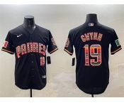 Men's San Diego Padres #19 Tony Gwynn Black Mexico Cool Base Stitched Baseball Jersey
