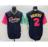 Men's San Diego Padres #2 Xander Bogaerts 2022 Black City Connect Cool Base Stitched Jersey