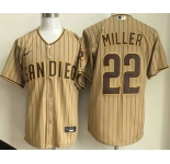 Men's San Diego Padres #22 Mason Miller Khaki Limited Jersey