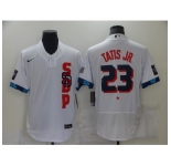 Men's San Diego Padres #23 Fernando Tatis Jr. Nike White 2021 MLB All-Star Authentic Jersey