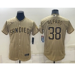 Men's San Diego Padres #38 Jorge Alfaro Grey Stitched MLB Flex Base Nike Jersey
