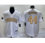 Men's San Diego Padres #44 Joe Musgrove White 2022 All Star Stitched Cool Base Nike Jersey