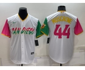 Men's San Diego Padres #44 Joe Musgrove White 2022 City Connect Cool Base Stitched Jersey