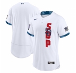 Men's San Diego Padres Blank Nike White 2021 MLB All-Star  Authentic Jersey