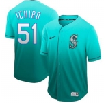 Men's Nike Seattle Mariners #51 Ichiro Suzuki Blue Drift Fashion MLB Jersey
