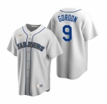 Men's Nike Seattle Mariners #9 Dee Gordon White Cooperstown Collection Home Stitched Baseball Jersey